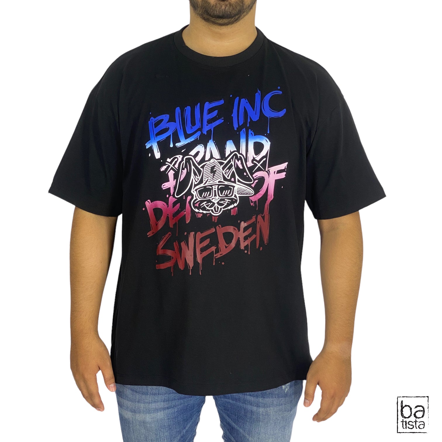 Camiseta Blue Inc 23091 Over Size