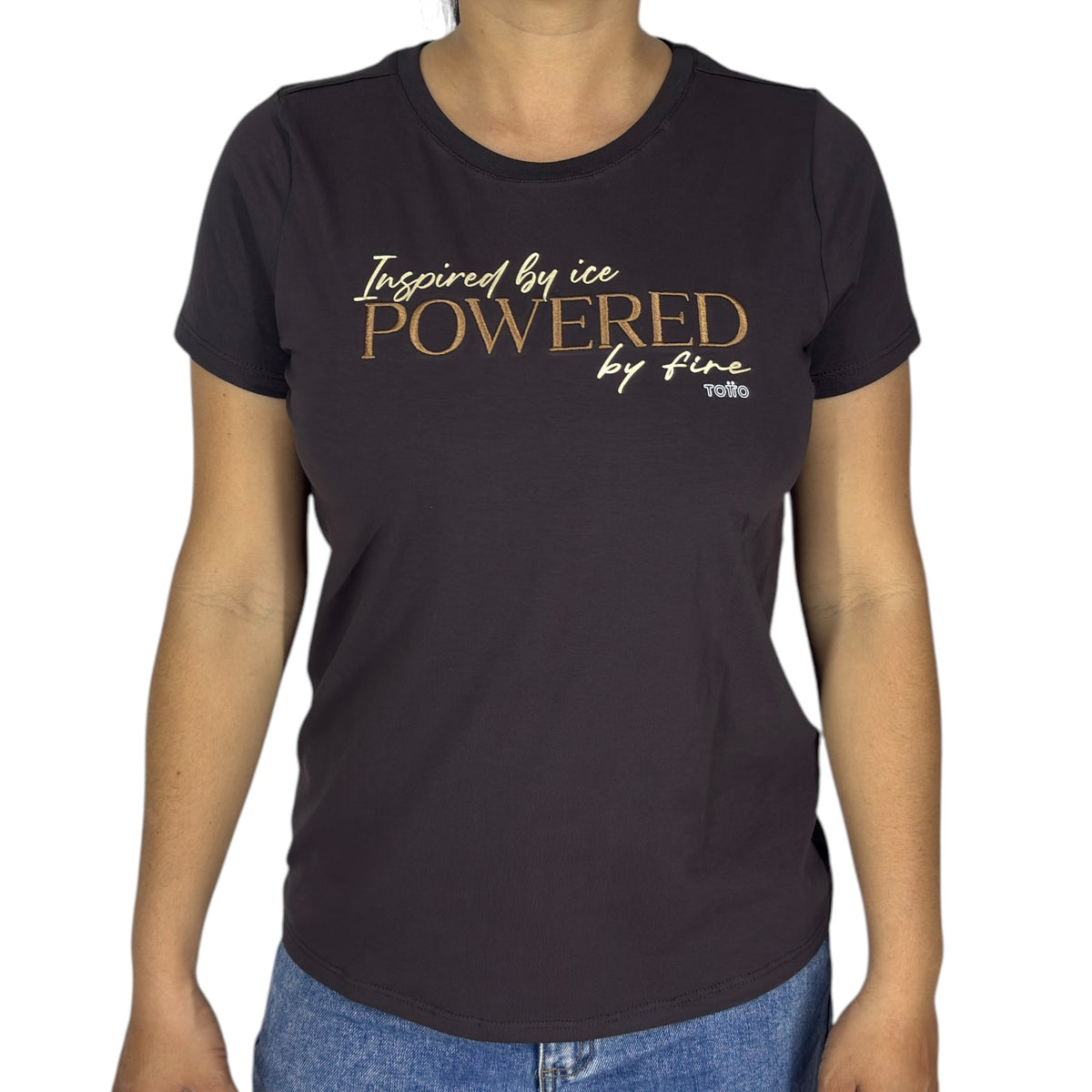 Blusa Totto 2627 T5A Cafe