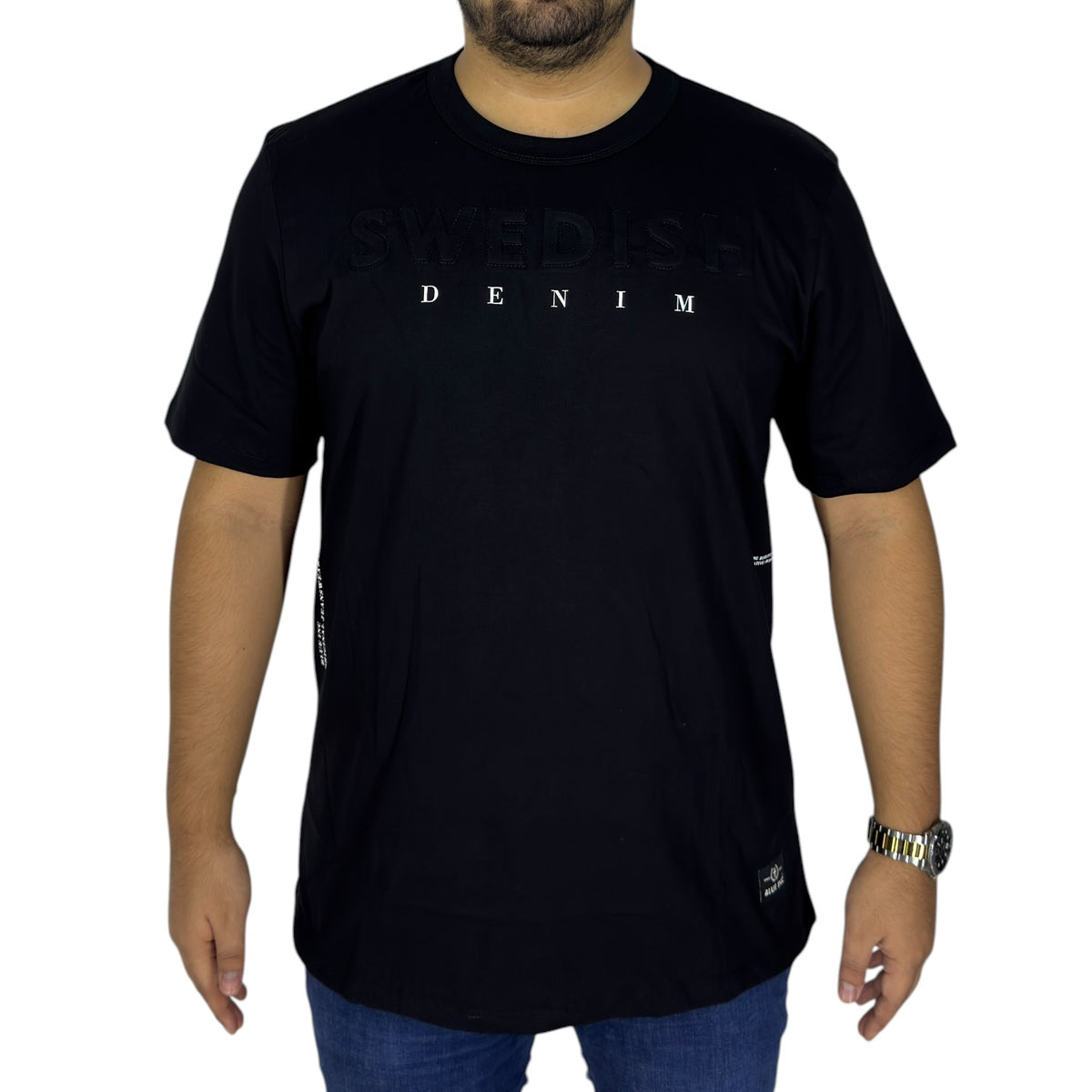 Camiseta Blue Inc 28070 Negra