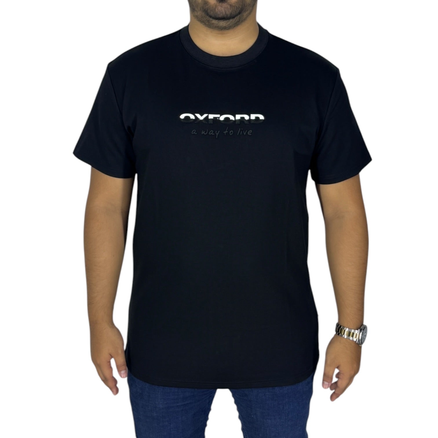 Camiseta Oxford 333740 Negra