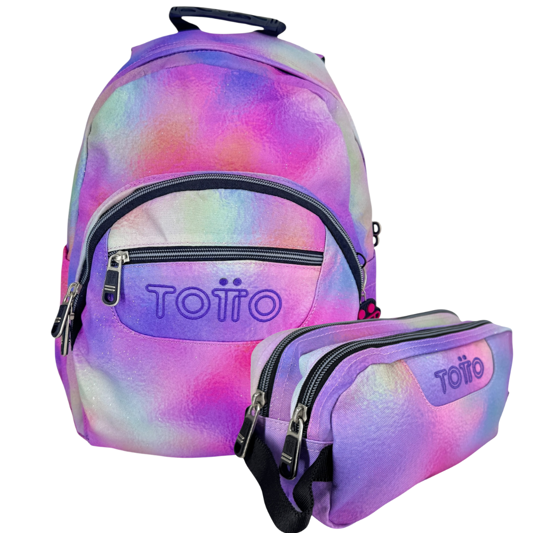 Combo Totto Mediano + Cartuchera 2 bolsillos grande 0IN