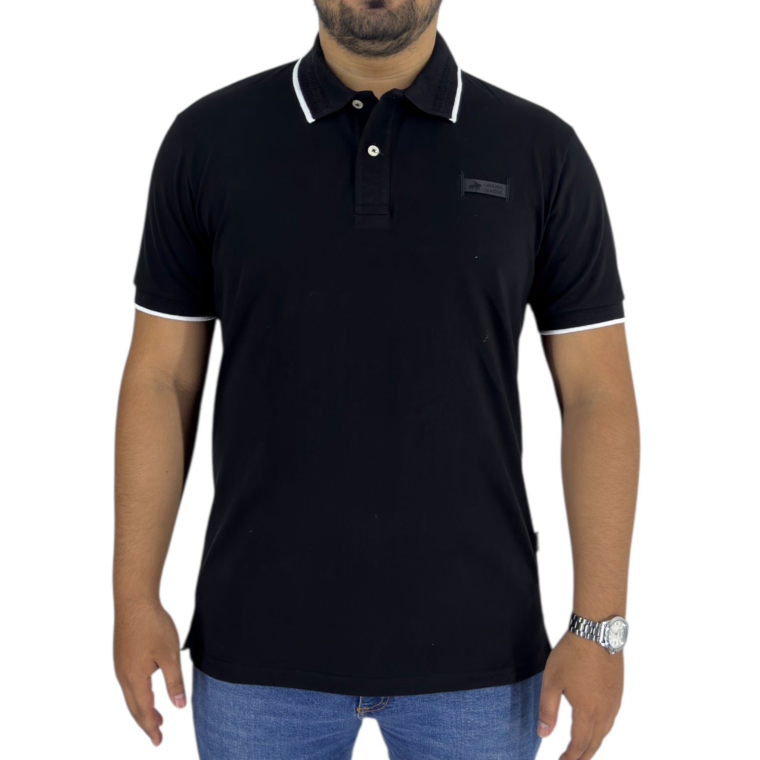Polo Laguna Blue 7153 Negra