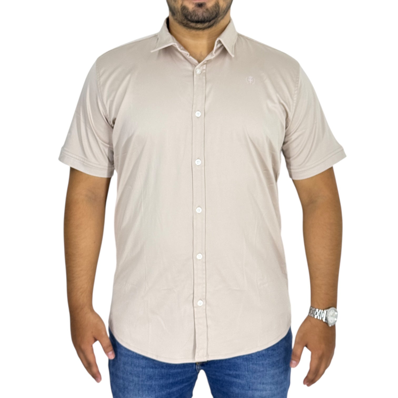 Camiseta Blue Inc 74002 Beige