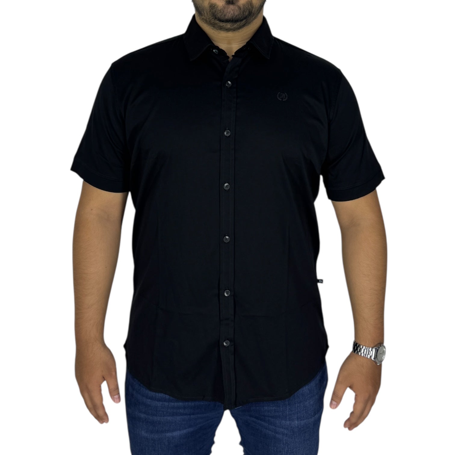 Camisa Blue Inc 75006 Negra