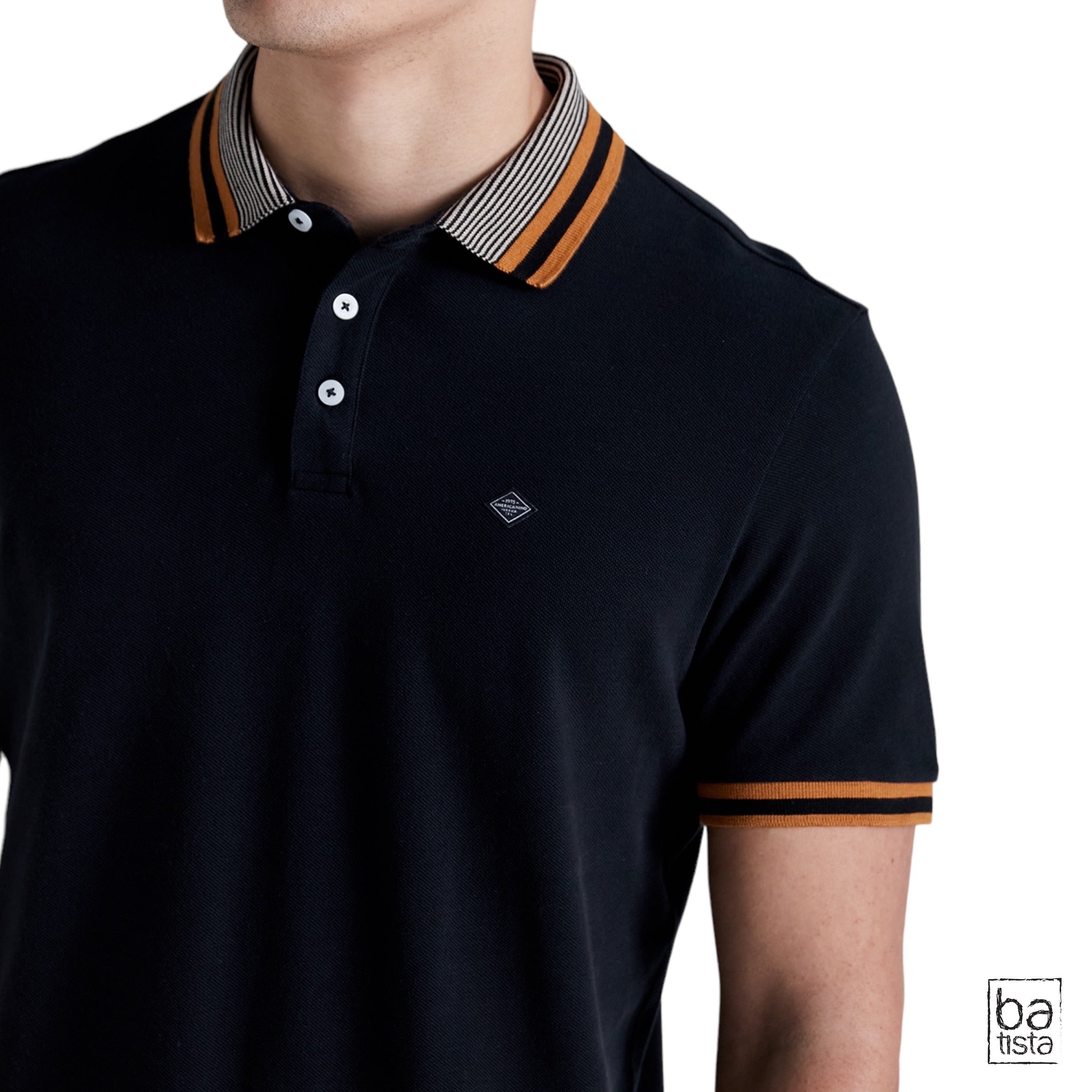 Polo Americanino 801E007 Negro