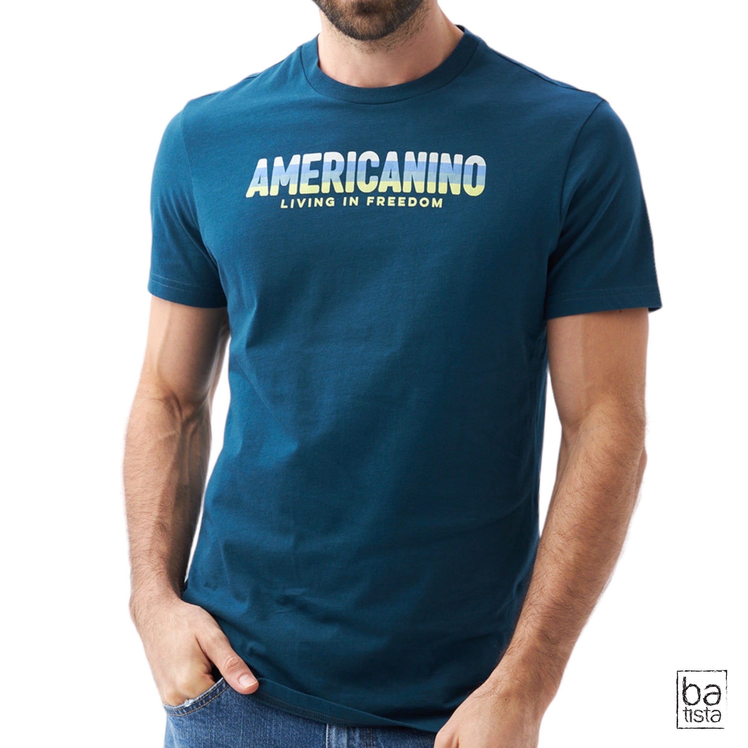Camiseta Americanino 842E000 Verde