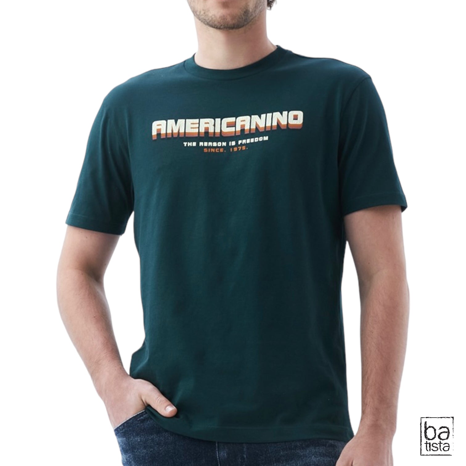 Camiseta Americanino 849E040 Verde