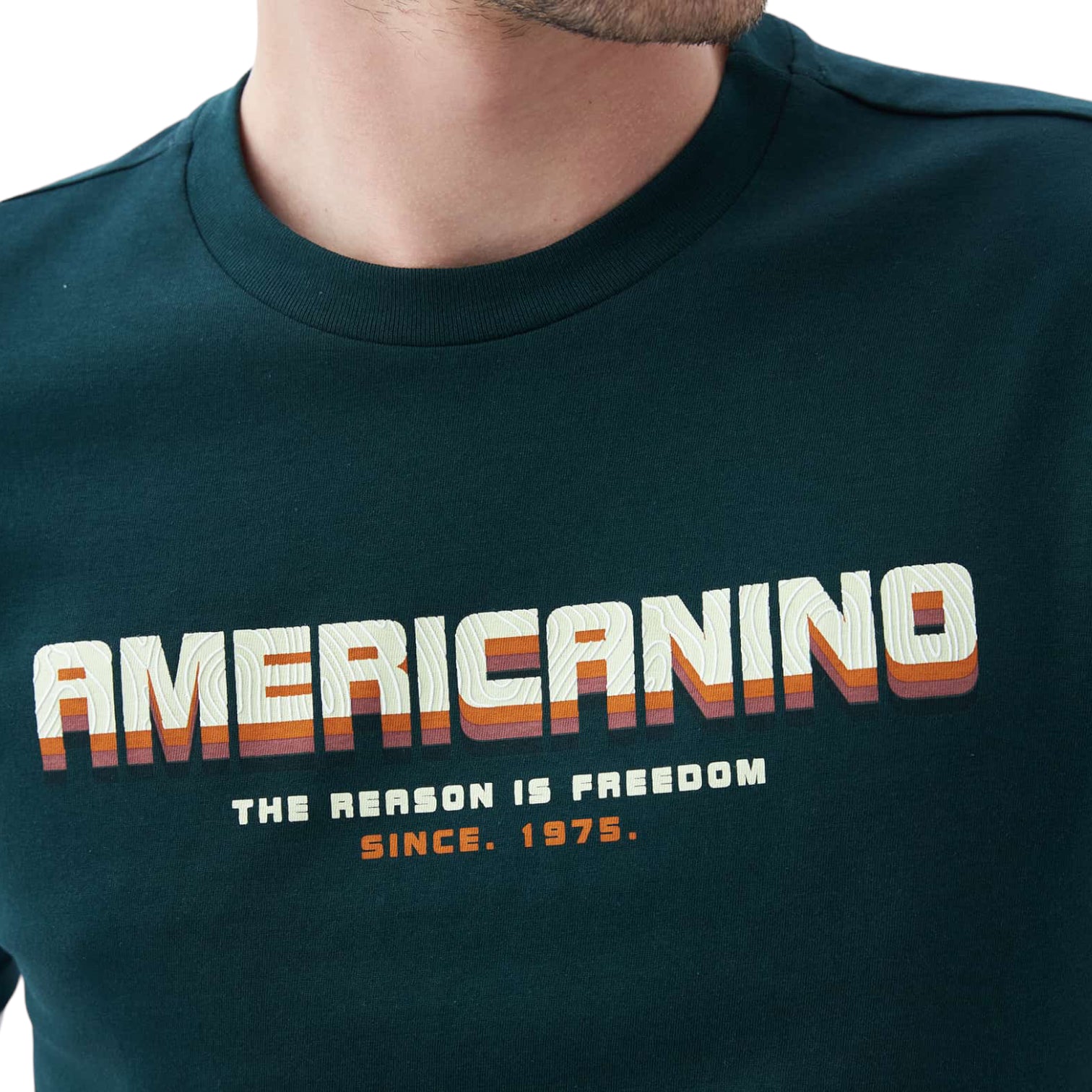 Camiseta Americanino 849E040 Verde