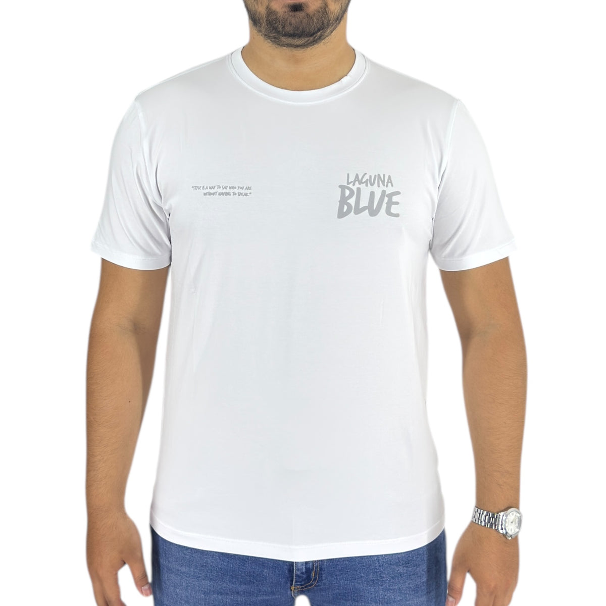 Camiseta Laguna Blue 9027 Blanco