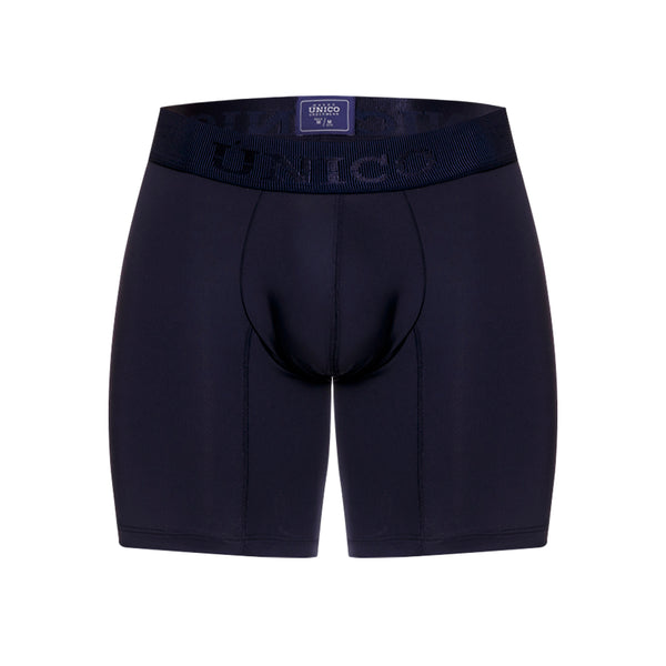 Boxer Único Ebano Azul Microfibra
