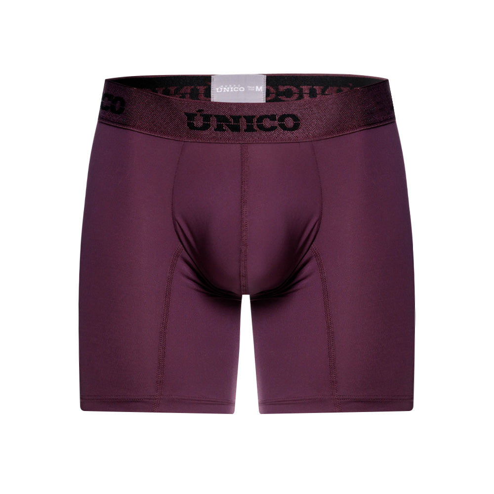 Boxer Medio Unico Purple Morado Oscuro Microfibra
