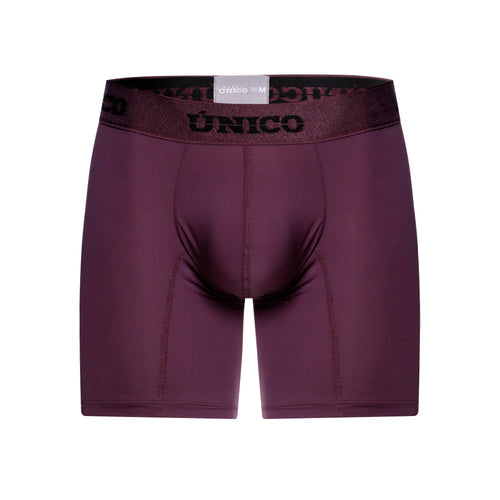 Boxer Medio Unico Purple Morado Oscuro Microfibra