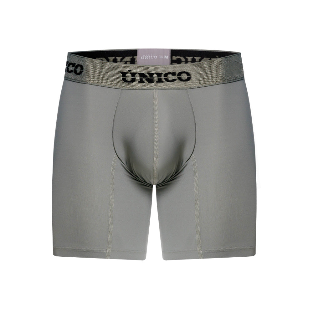 Boxer Medio Unico Wasabi Verde Oscuro Microfibra