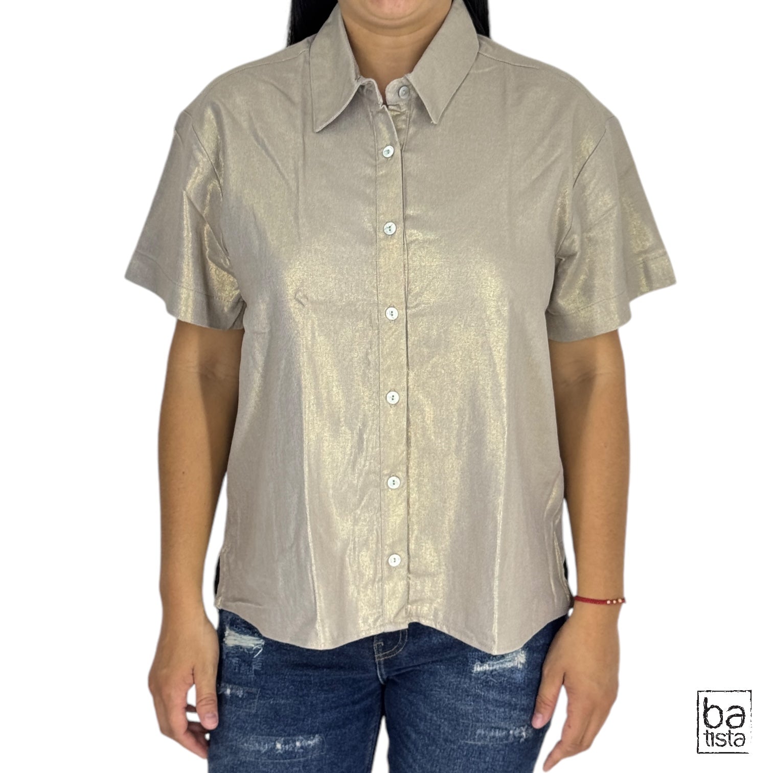 Blusa Ragged PF31113335 Cafe