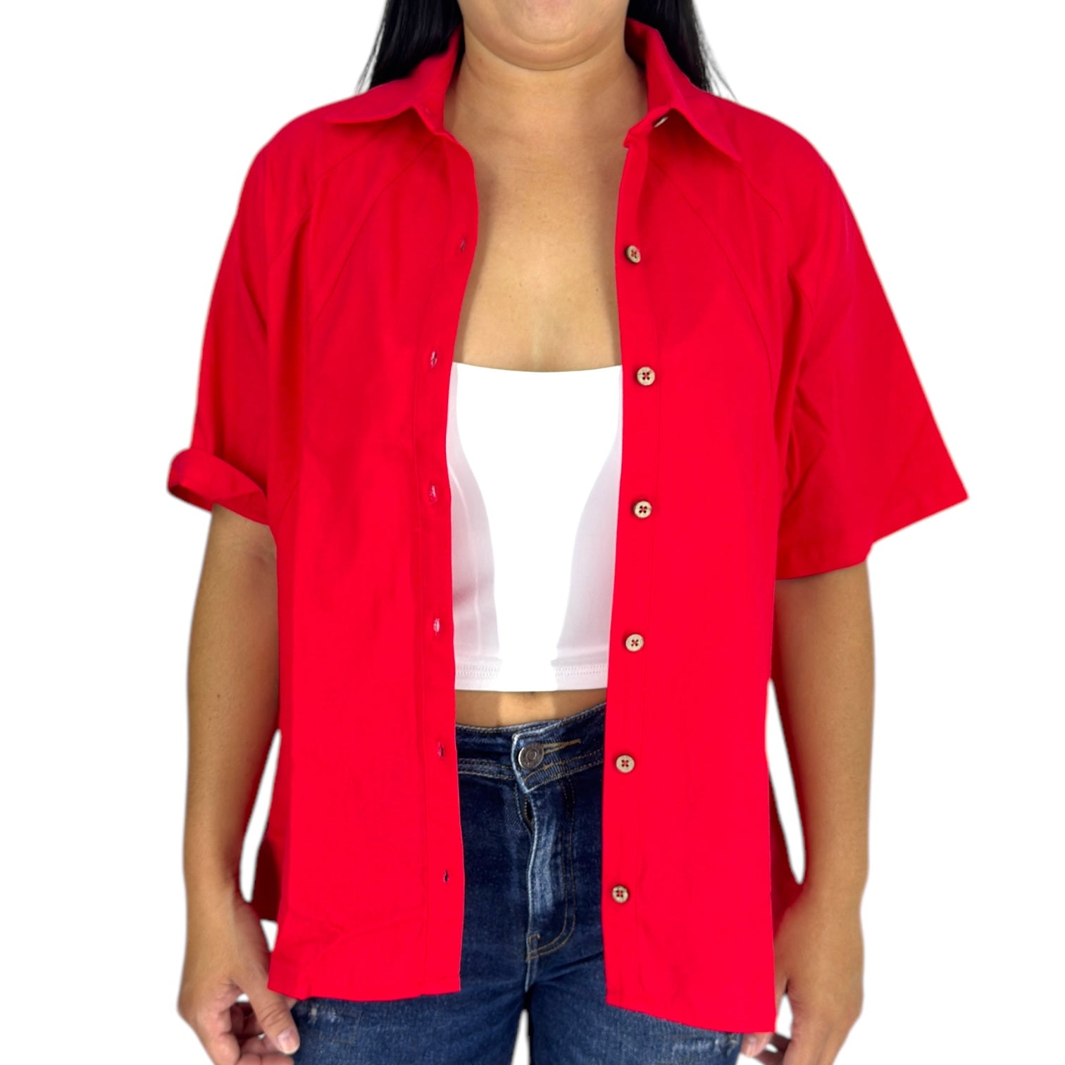 Blusa Ragged PF31113506 Roja