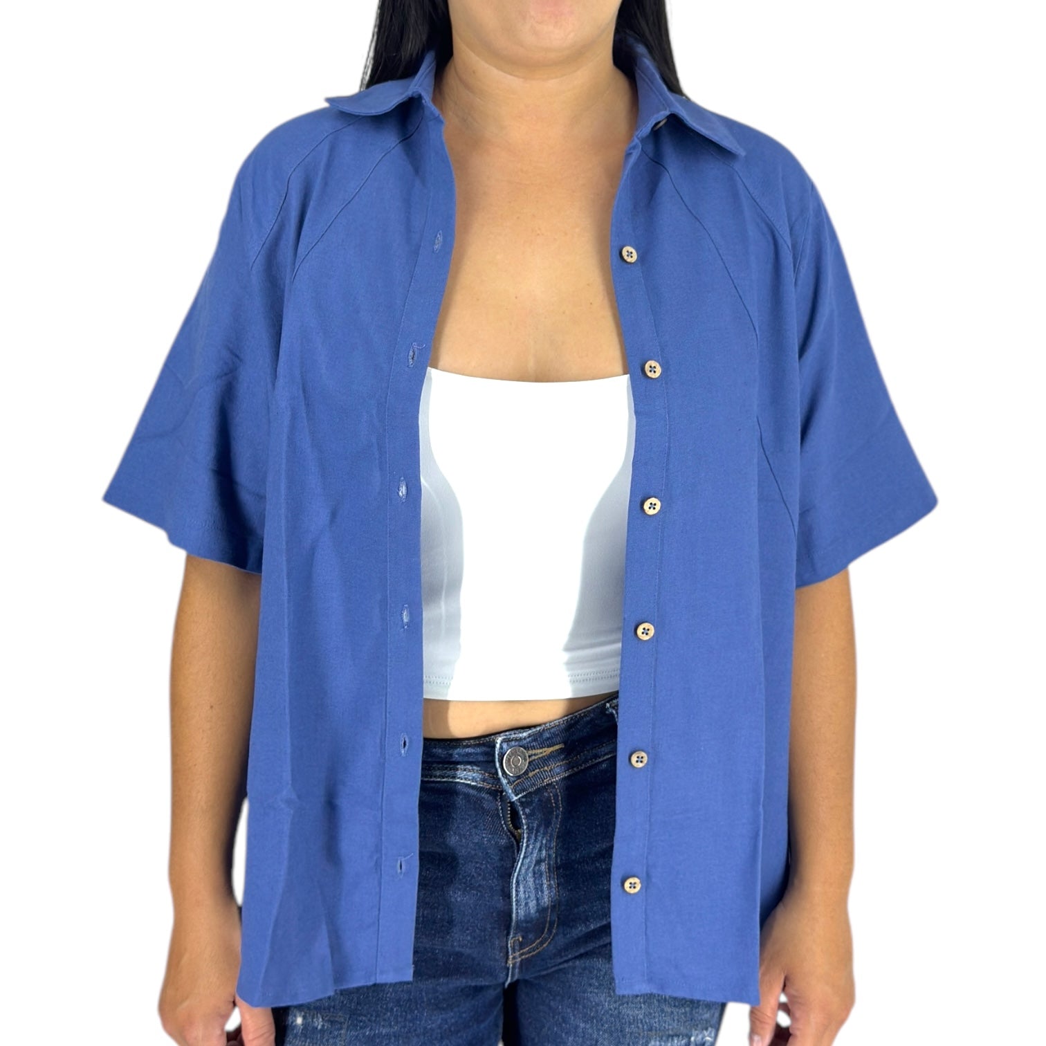 Blusa Ragged PF31113506 Azul