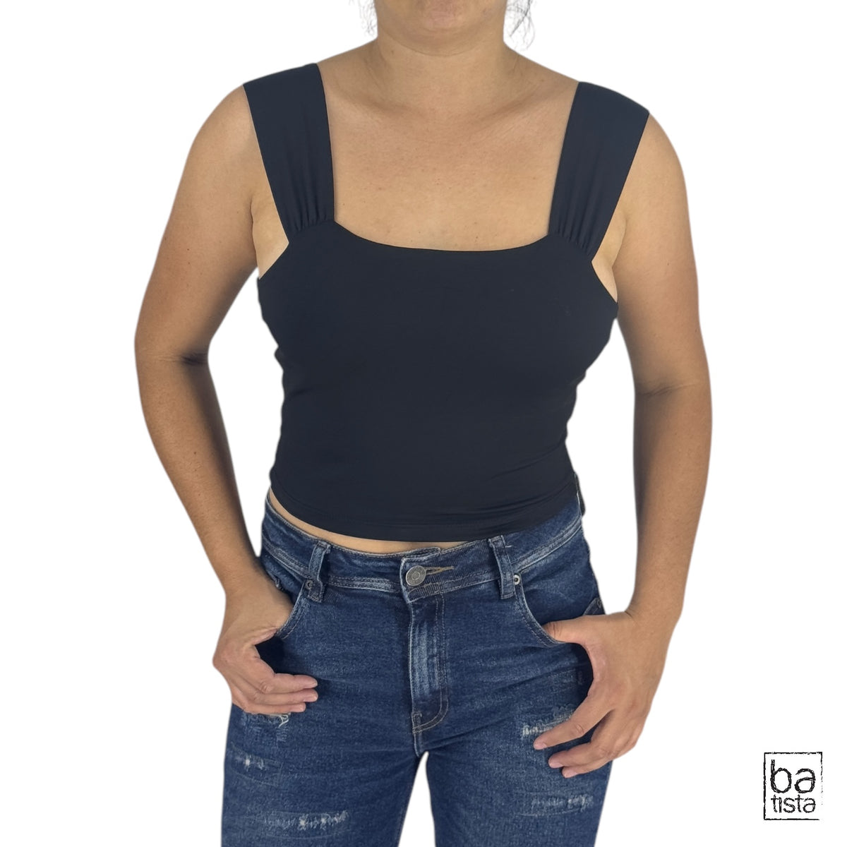 Blusa Ragged PF31122265 Negro