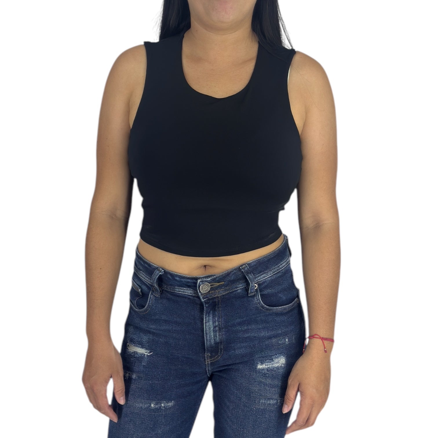 Blusa Ragged PF31122293 Negra