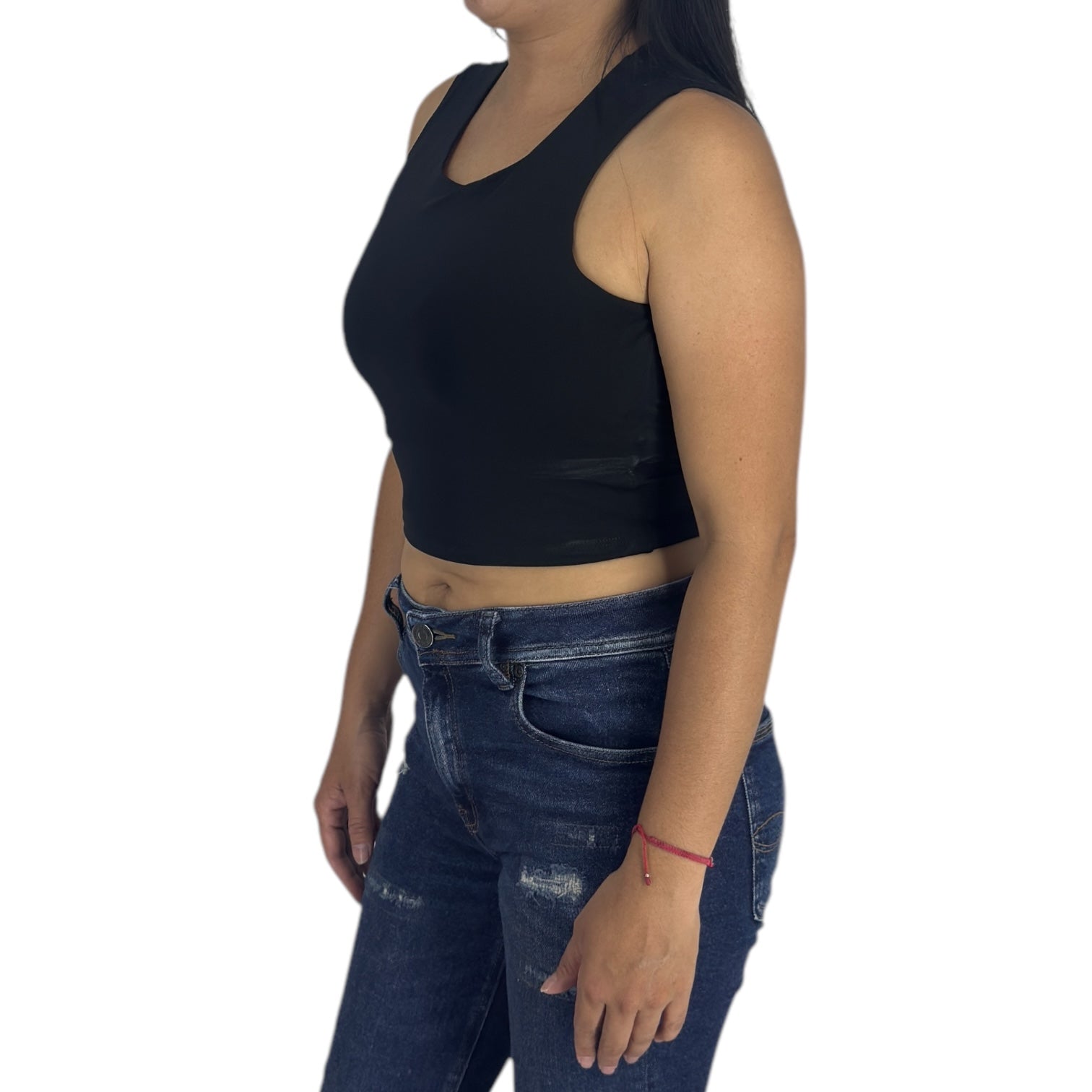 Blusa Ragged PF31122293 Negra