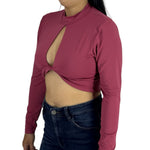 Blusa Ragged PF31122310 Roja