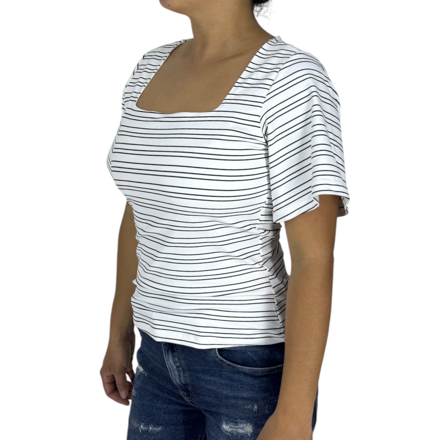 Blusa Ragged PF31122394 Blanca