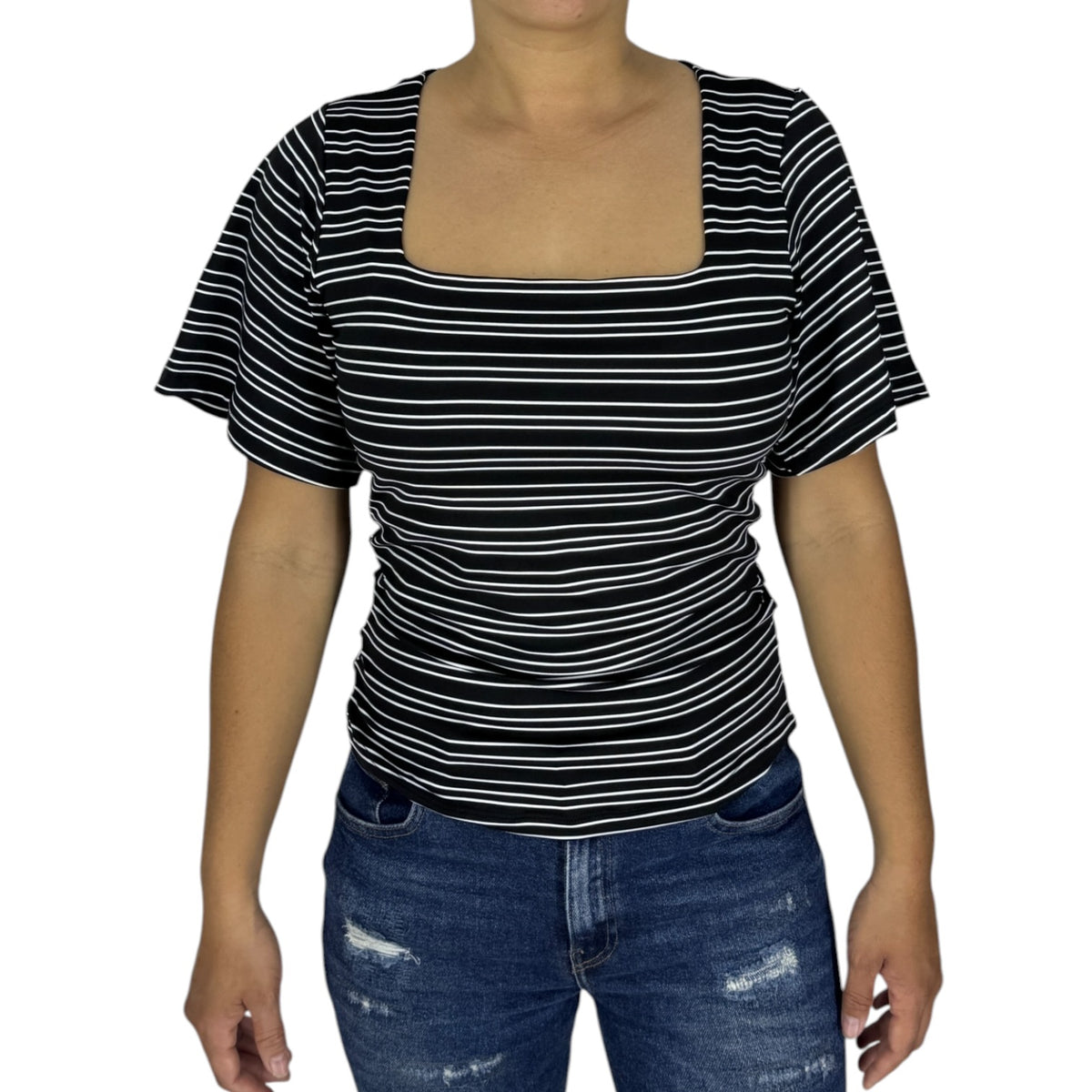 Blusa Ragged PF31122394 Negra
