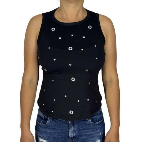 Blusa Ragged PF31122403 Negra