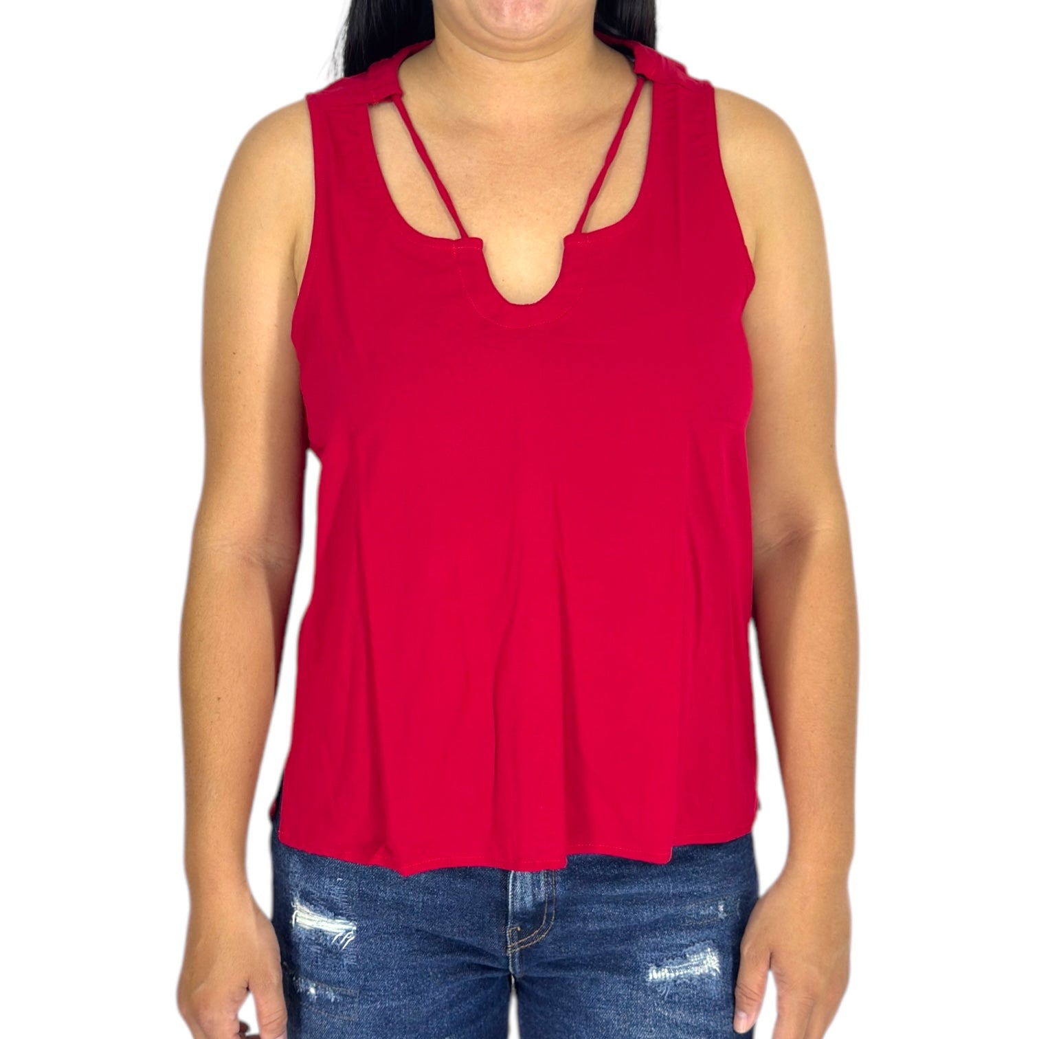 Blusa Ragged PF311134997 Roja