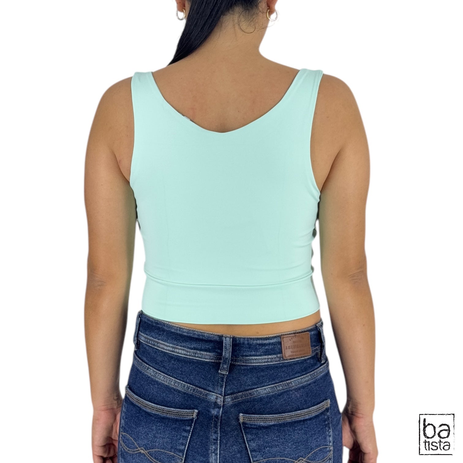 Blusa Ragged PF31122262 Verde Menta