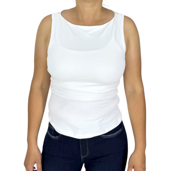 Blusa Ragged PF31122367 Blanca
