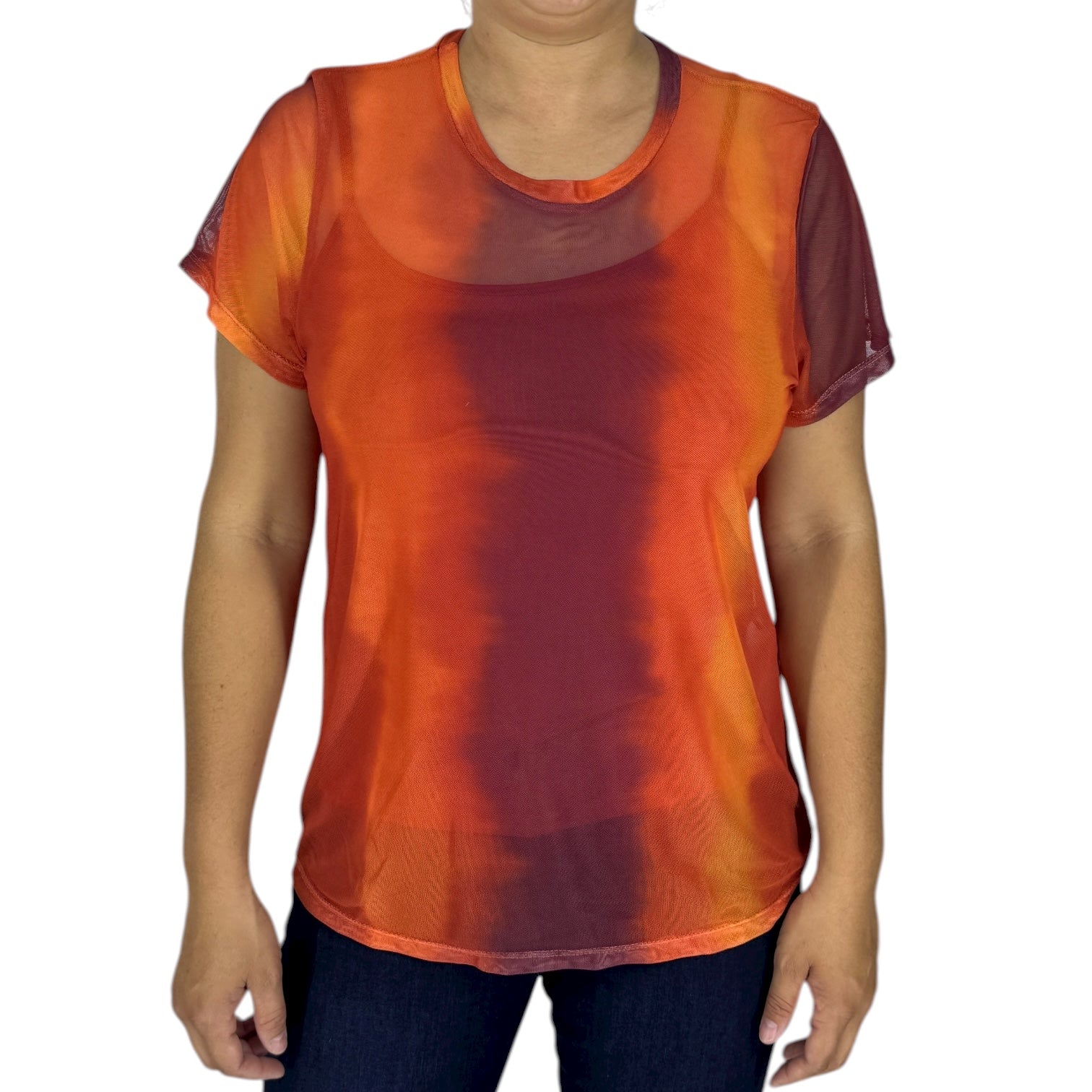 Blusa Ragged PF31122369 Naranja