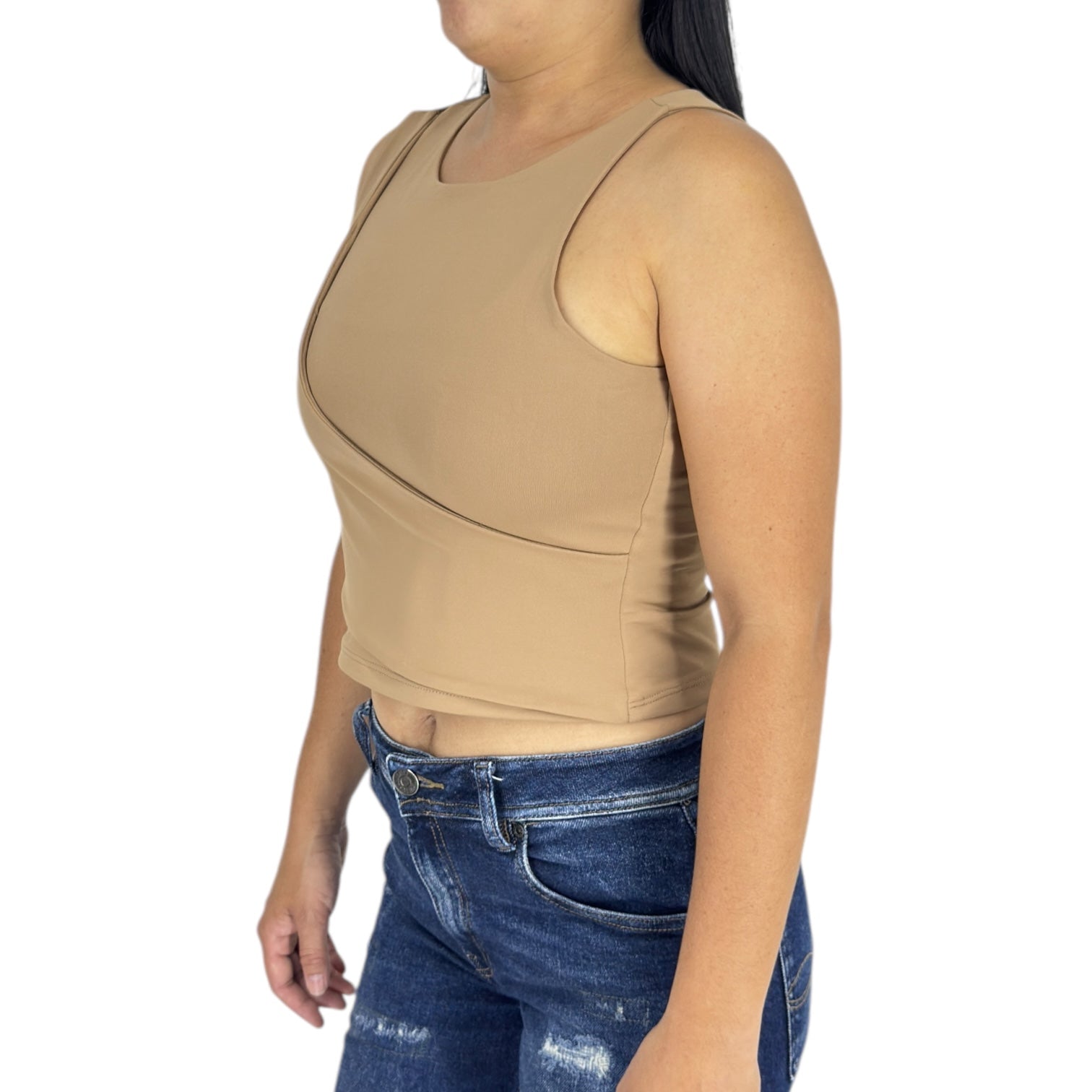 Blusa Ragged PF33120105 Kaki