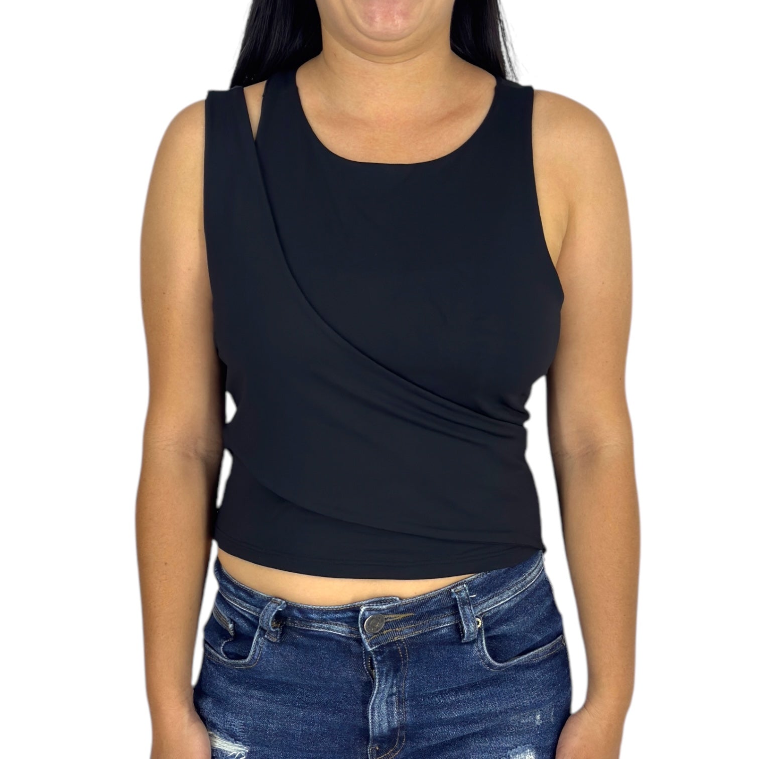 Blusa Ragged PF33120105 Negra