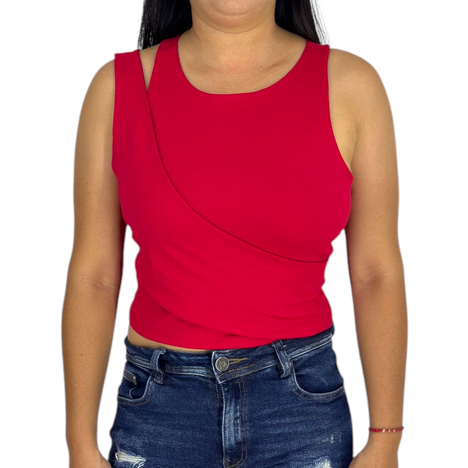 Blusa Ragged PF33120105 Roja