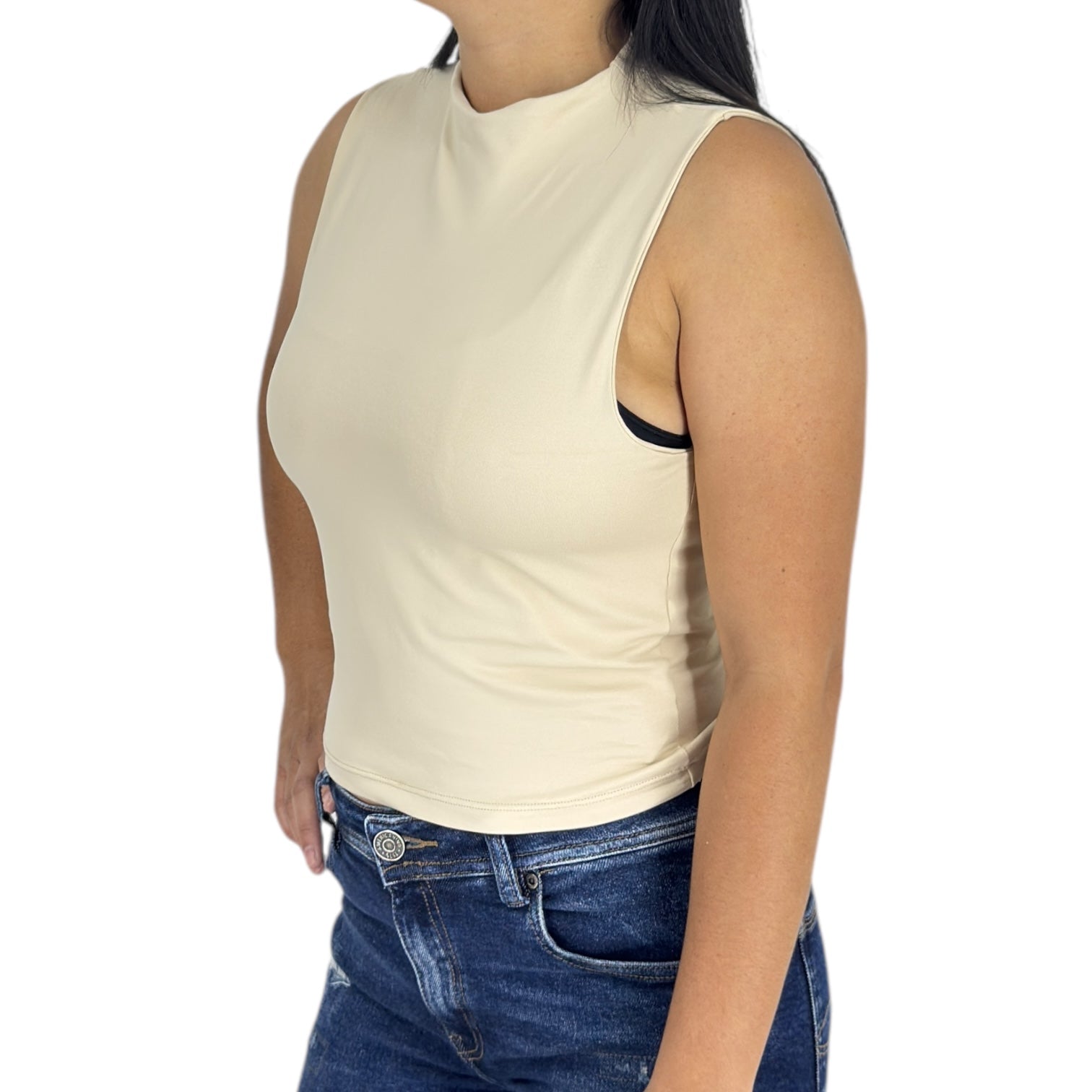Blusa Ragged PF33120111 Beige