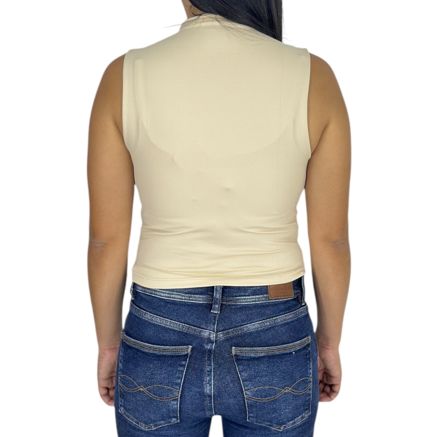 Blusa Ragged PF33120111 Beige