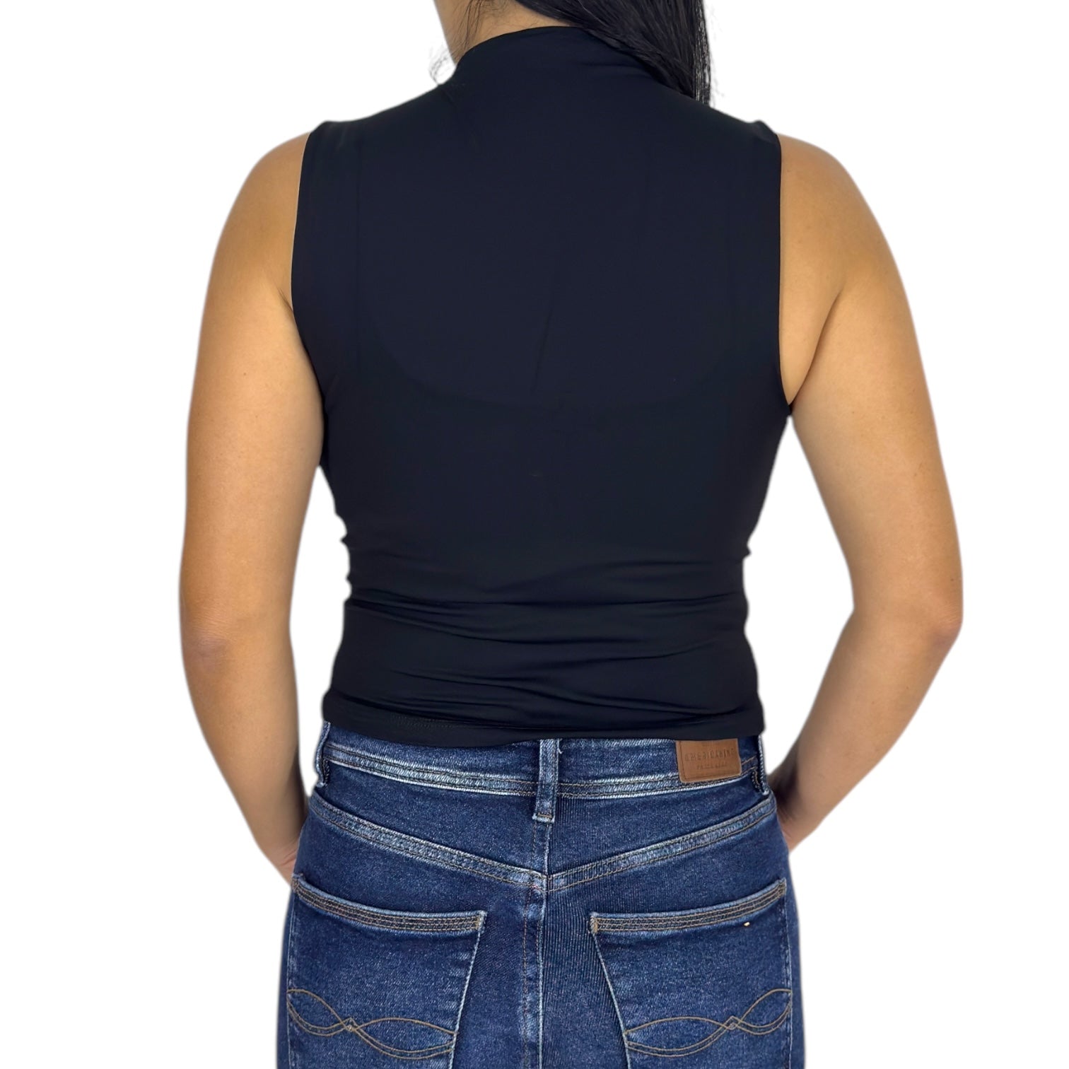 Blusa Ragged PF33120111 Negra