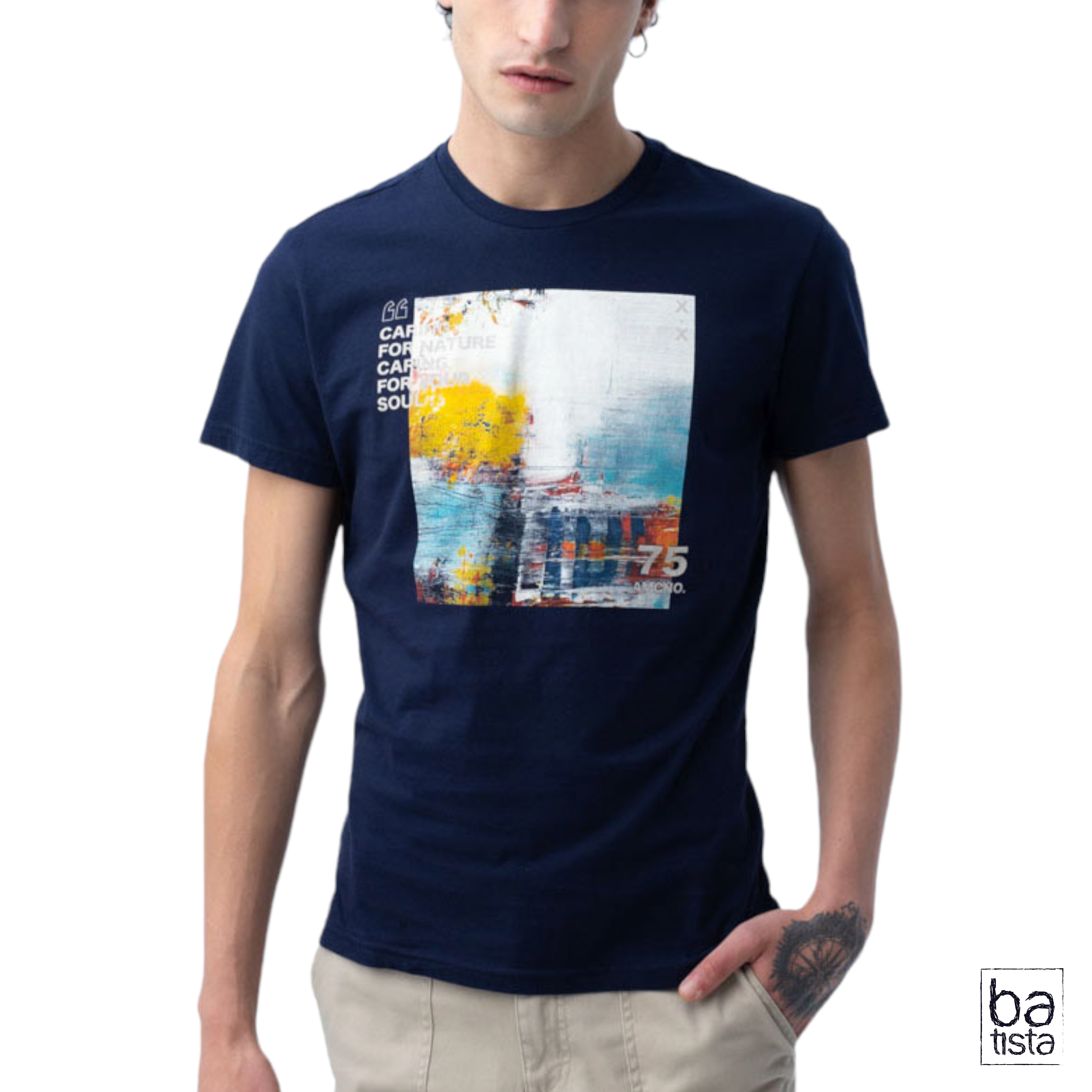 Camiseta Americanino 841D011 Azul