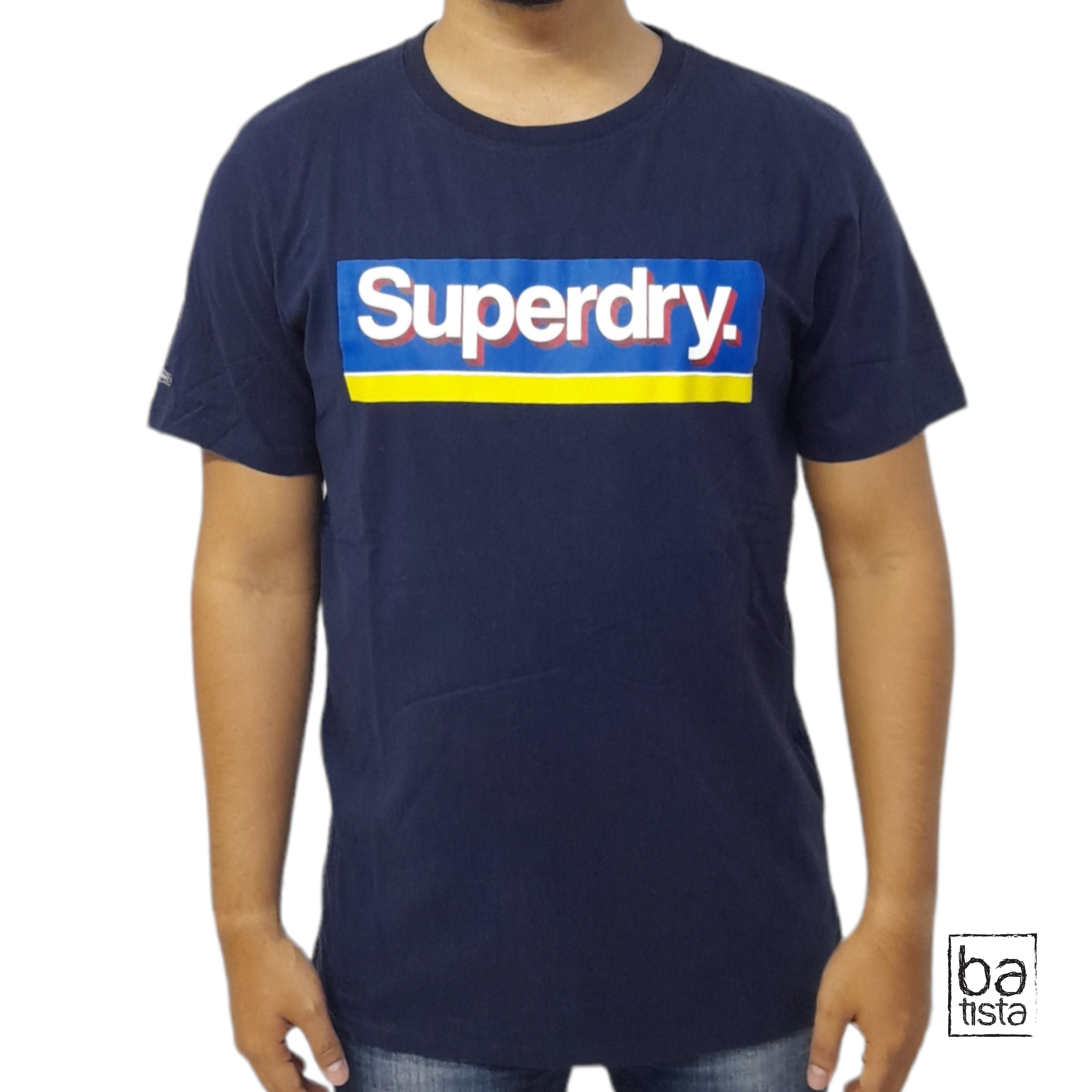 Camiseta Superdry M1011387A Azul Oscuro